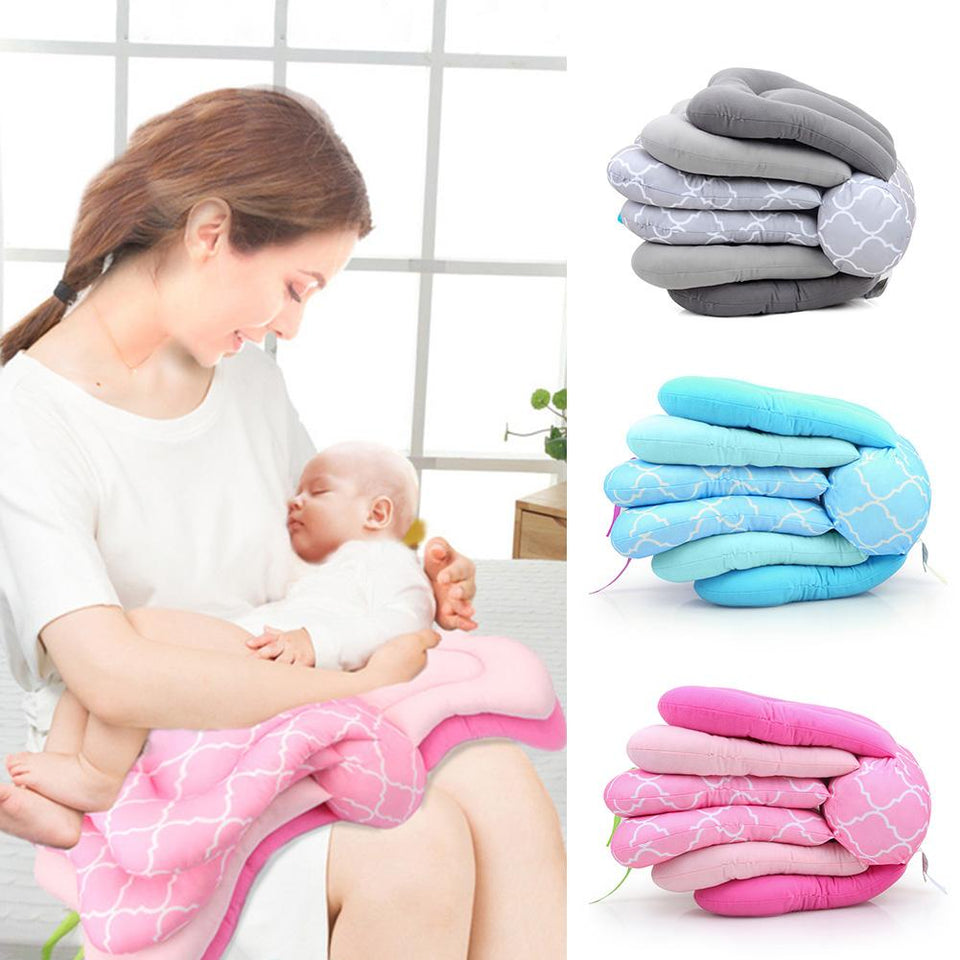 Baby Breastfeeding Pillows - Baby Kisses, Snuggles and Giggles
