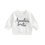 Auntie's Bestie Sweater - Baby Kisses, Snuggles and Giggles