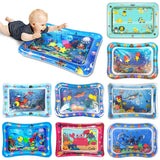 Baby Tummy Time Water Play Mat Inflatable Activity Play Center