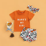 Mama's My Girl Set - Baby Kisses, Snuggles and Giggles