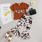 Wild Babe Western Cow Print Outfit - Baby Kisses, Snuggles and Giggles
